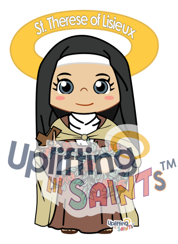 Saint Therese of Lisieux DIGITAL DOWNLOAD UpliftingLilSaints