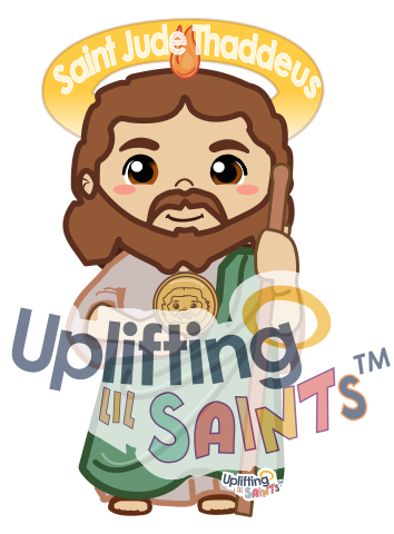 Saint Jude Thaddeus DIGITAL DOWNLOAD UpliftingLilSaints