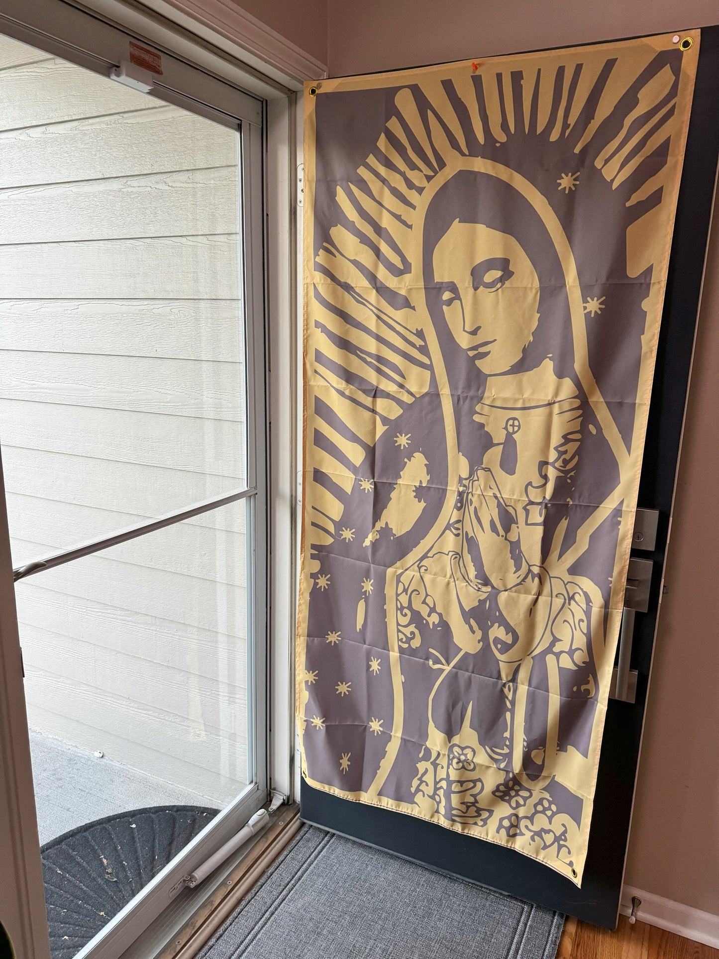 Our Lady of Guadalupe Flag door decoration Banner