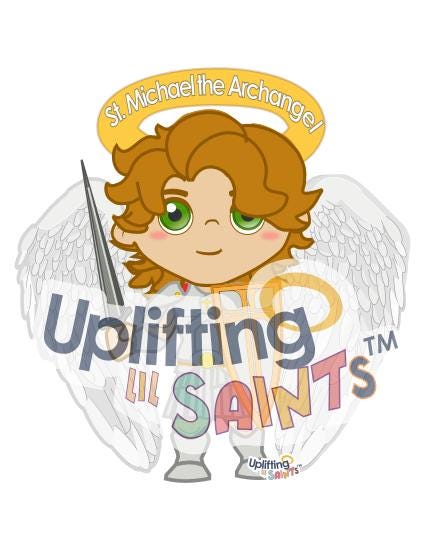 Saint Michael the Archangel DIGITAL DOWNLOAD UpliftingLilSaints