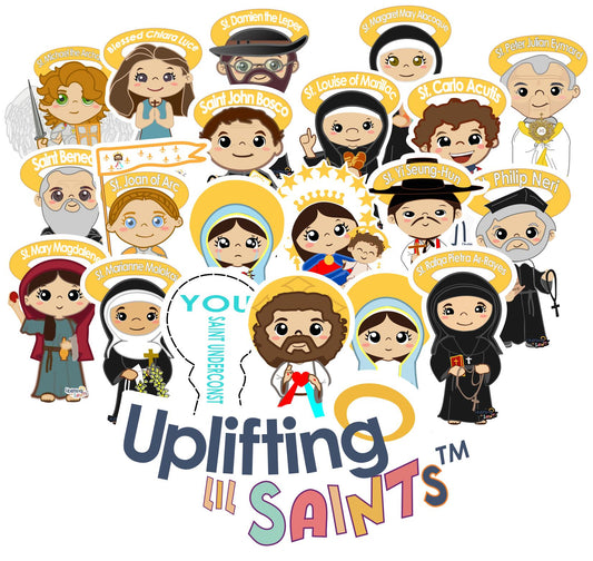 Catholic Saints DIGITAL DOWNLOAD  20 Uplifting Lil Saints combo