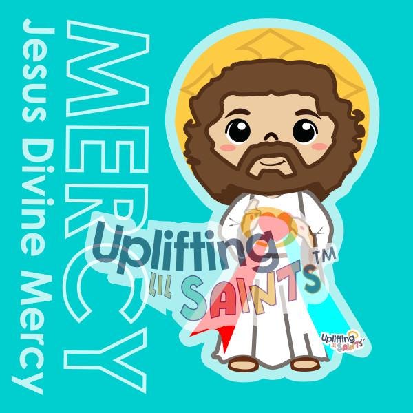 Jesus Divine Mercy DIGITAL DOWNLOAD UpliftingLilSaints