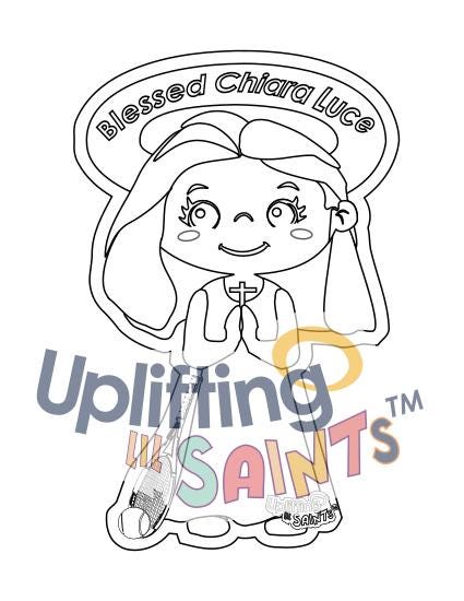 Blessed Chiara Luce DIGITAL DOWNLOAD UpliftingLilSaints