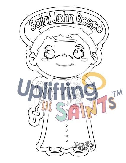 Saint John Bosco DIGITAL DOWNLOAD UpliftingLilSaints