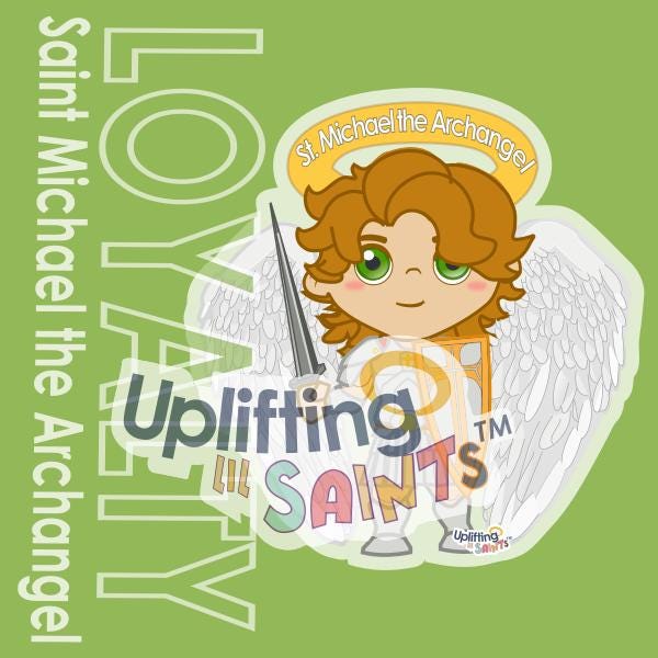 Saint Michael the Archangel DIGITAL DOWNLOAD UpliftingLilSaints