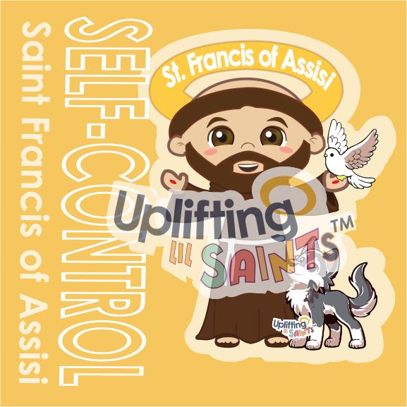 St Francis of Assisi DIGITAL DOWNLOAD UpliftingLilSaints