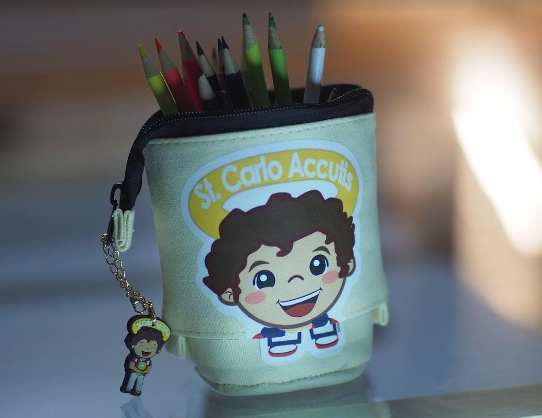 Adorable Telescopic Pencil case canvas Pouch/Case with Zipper Pencil Bag