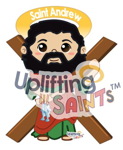 St Andrew the Apostle DIGITAL DOWNLOAD UpliftingLilSaints