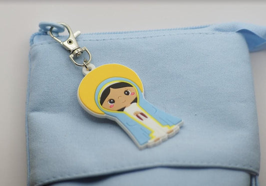 Collectible KeyChain Soft touch Uplifting Lil Saints Large PVC Keychain